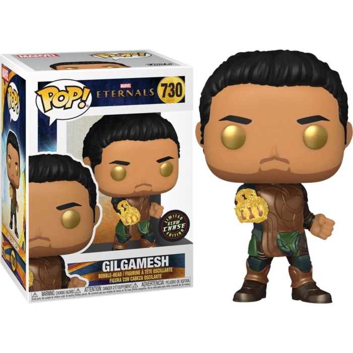 Funko Pop! Eternals (2021) - Gilgamesh with Acrylic Pop! Protector #730 (Chase Variant)