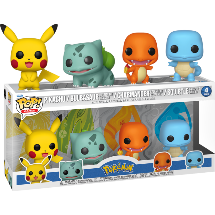 Funkon Bulbasaur, Squirtle & Pikachu good