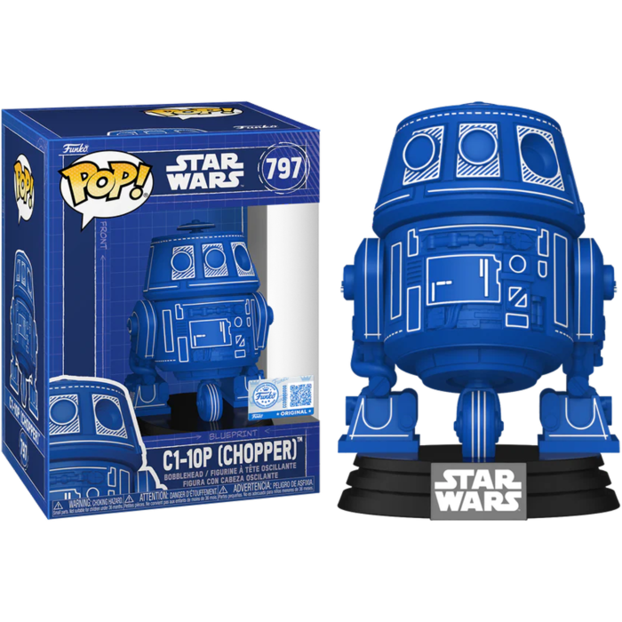 Funko Pop! Star Wars - C1-10P Chopper (Blueprint) #797