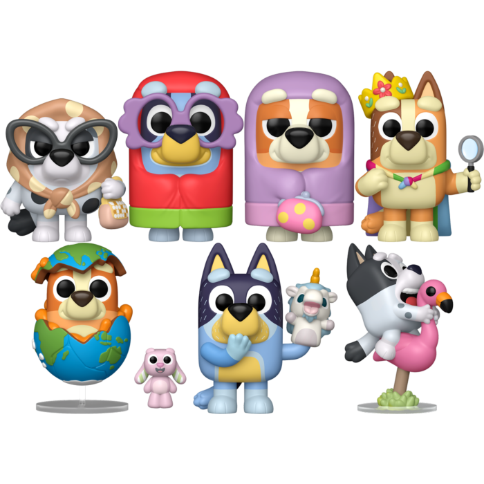 Funko Pop! Bluey - For Real Life - Bundle (Set of 7) - Real Pop Mania