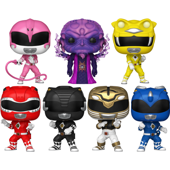 Funko Pop! Mighty Morphin Power Rangers: The Movie (1995) - The Power Is On - Bundle (Set of 7)