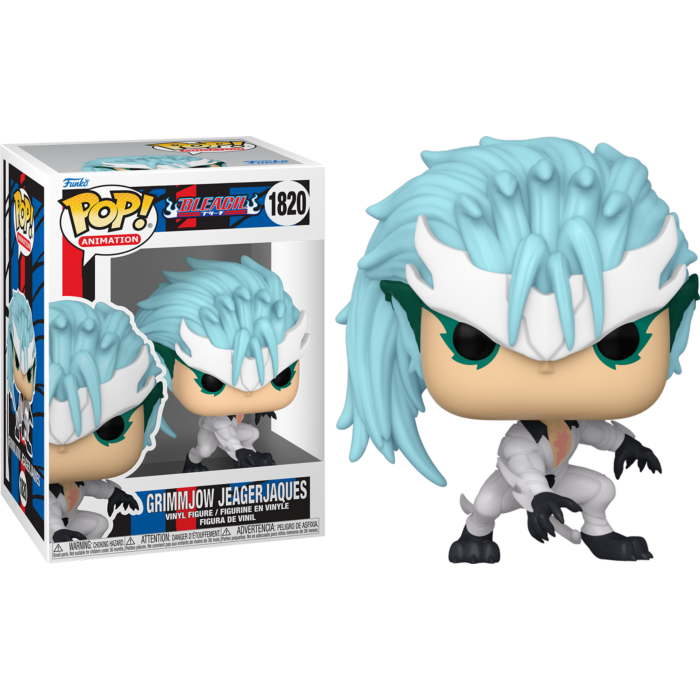 Funko Pop! Bleach - Grimmjow Jeagerjaques #1820 - Chase Chance Funko Pop! Bleach - Grimmjow Jeagerjaques #1820 - Chase Chance