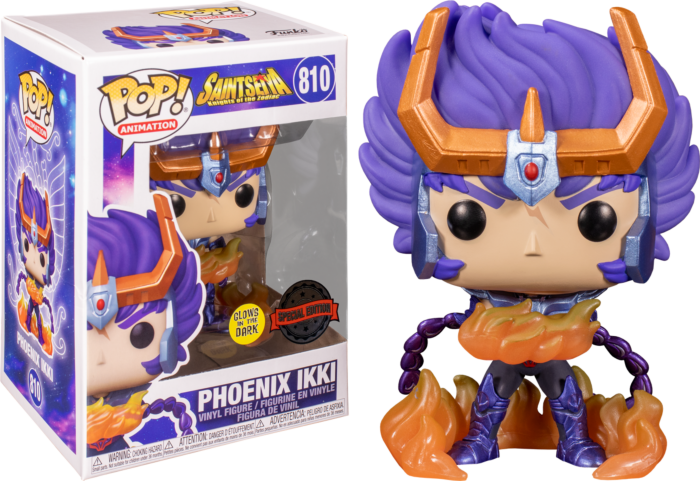 Funko Pop! Saint Seiya: Knights of the Zodiac - Phoenix Ikki Glow in the Dark #810