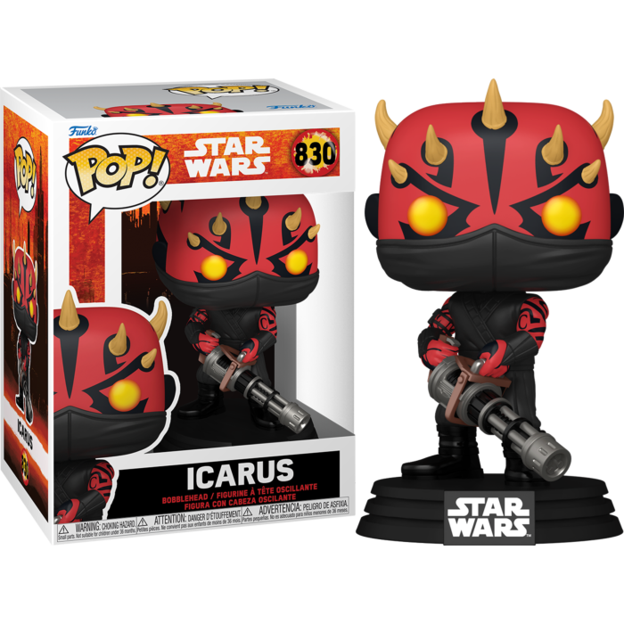 Funko Pop! Star Wars: Maul Shadow Lord - Maul, Rook Kast & Icarus - Bundle (Set of 3) - Real Pop Mania