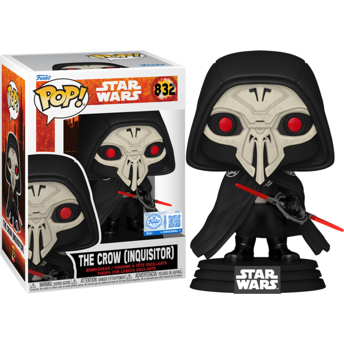 Funko Pop! Star Wars: Maul Shadow Lord - The Crow (Inquisitor) #832 - Real Pop Mania