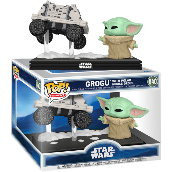Funko Pop! Moment - Star Wars: The Mandalorian & Grogu (2026) - Grogu with Polar Mouse Droid #840