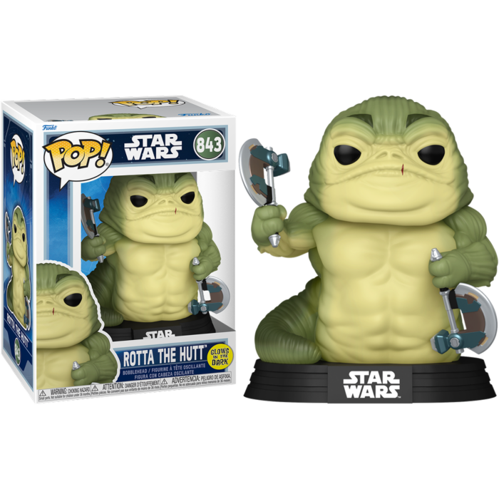 Funko Pop! Star Wars: The Mandalorian & Grogu (2026) - Rotta the Hutt Glow in the Dark #843