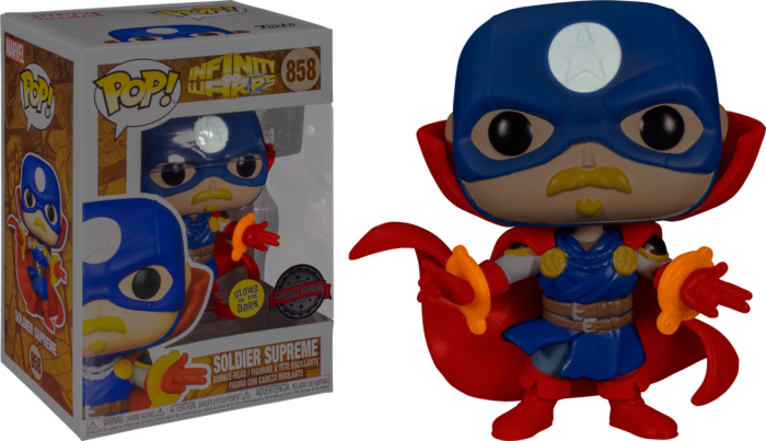 Funko Pop! Infinity Warps - Soldier Supreme with No Shield Glow in the Dark #858