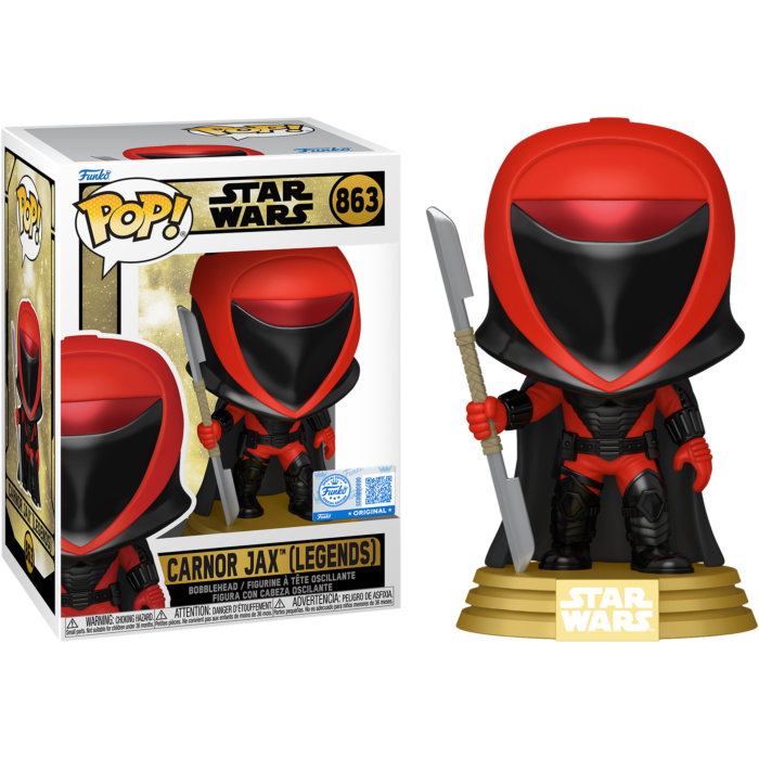 Funko Pop! Star Wars - Carnor Jax (Legends) #863