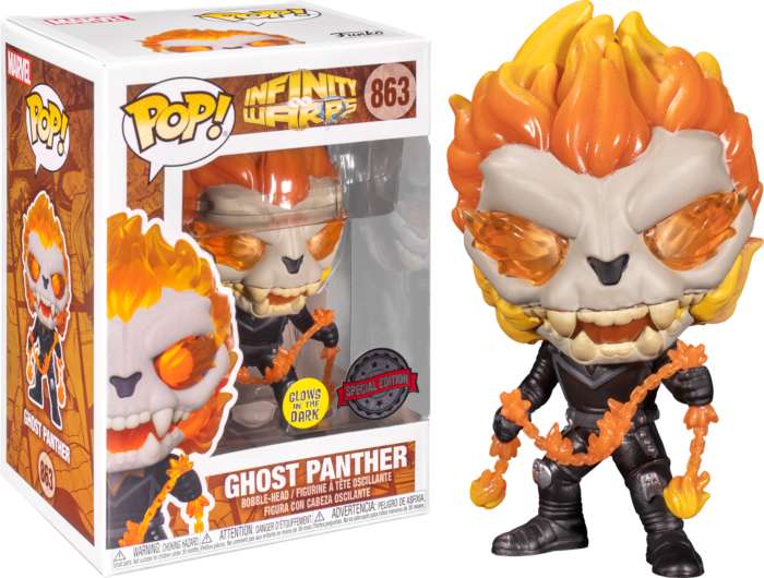 Funko Pop! Infinity Warps - Ghost Panther Glow in the Dark #863