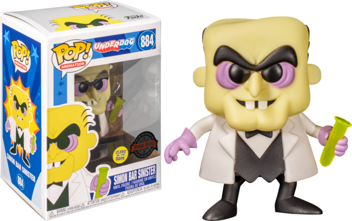 Funko Pop! Underdog - Simon Bar Sinister Glow in the Dark #884