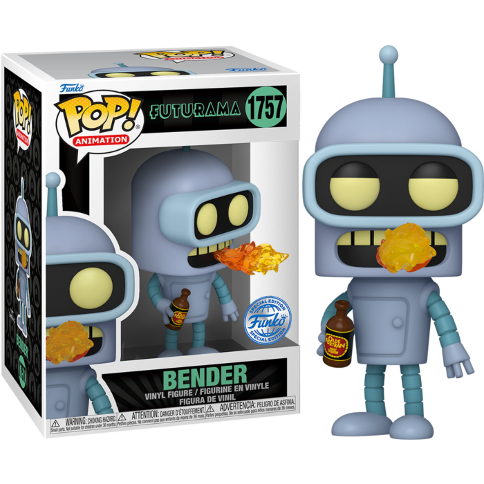 Funko Pop! Futurama - Bender with Fire Breath #1757 - Chase Chance