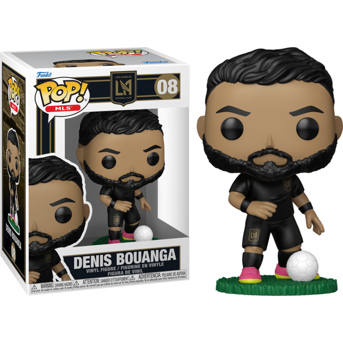Funko Pop! MLS: Los Angeles Football Club (Soccer) - Denis Bouanga #08 - Real Pop Mania