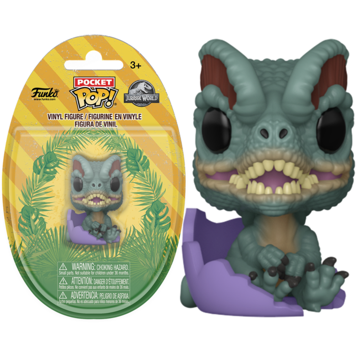 Funko Pop! Jurassic Park #550 Dilophosaurus Con Custodia Acrilica Protettiva Inclusa, Esclusiva