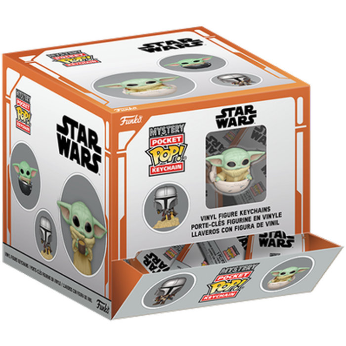 Funko Pocket Pop! Keychain - Star Wars: The Mandalorian - Mystery (Display of 12)