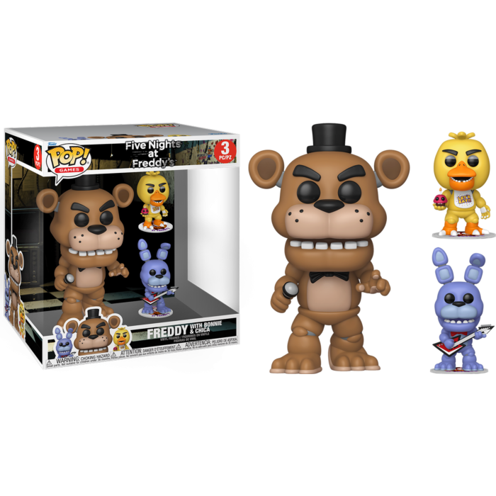 Funko Pop! Five Nights at Freddy's - Freddy with Bonnie & Chica 10" Jumbo - 3-Pack