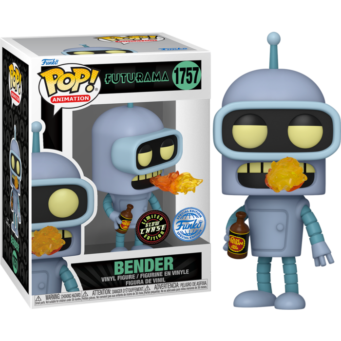 Funko Pop! Futurama - Bender with Fire Breath #1757 - Chase Chance