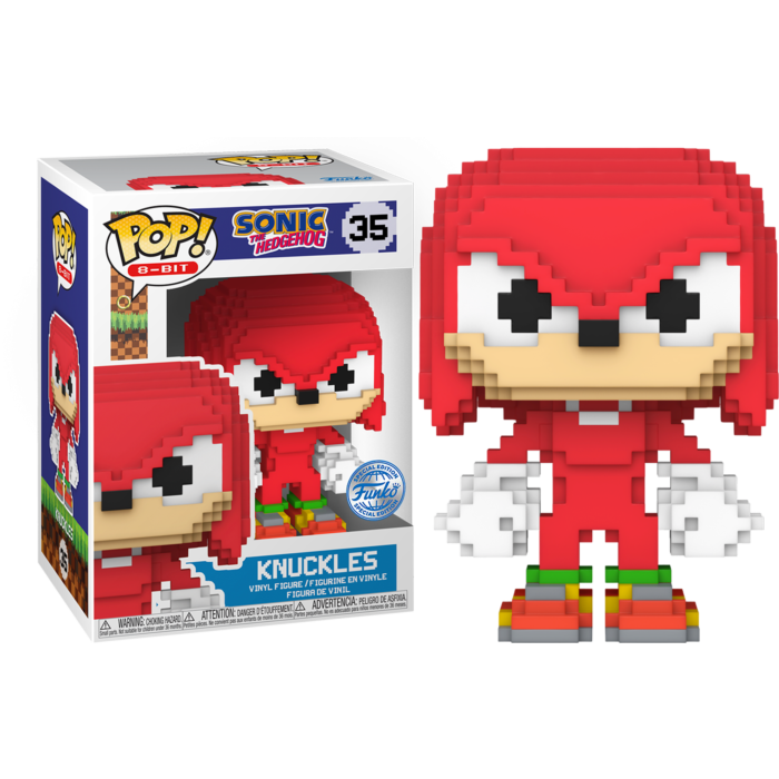 Funko Pop! Sonic the Hedgehog - Knuckles 8-Bit #35 Funko Pop! Sonic the Hedgehog - Knuckles 8-Bit #35