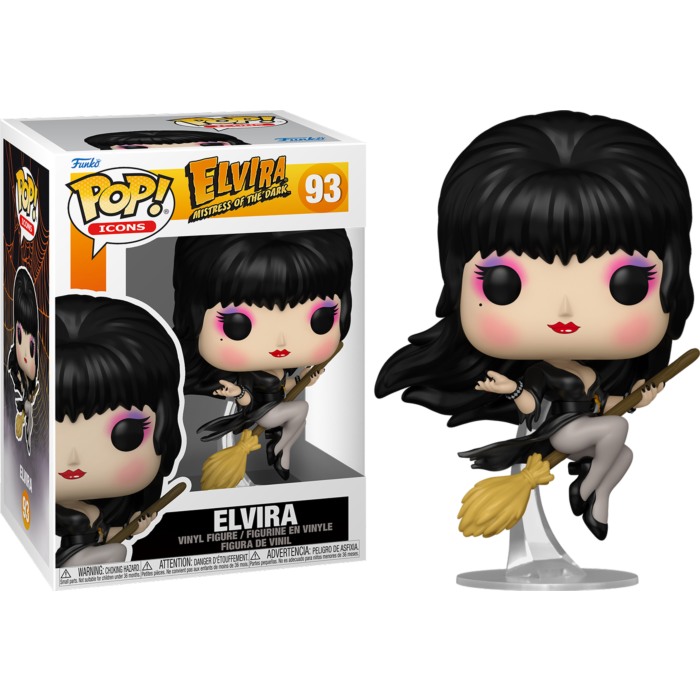 Funko Pop! Elvira: Mistress of the Dark - Elvira on Broom #93