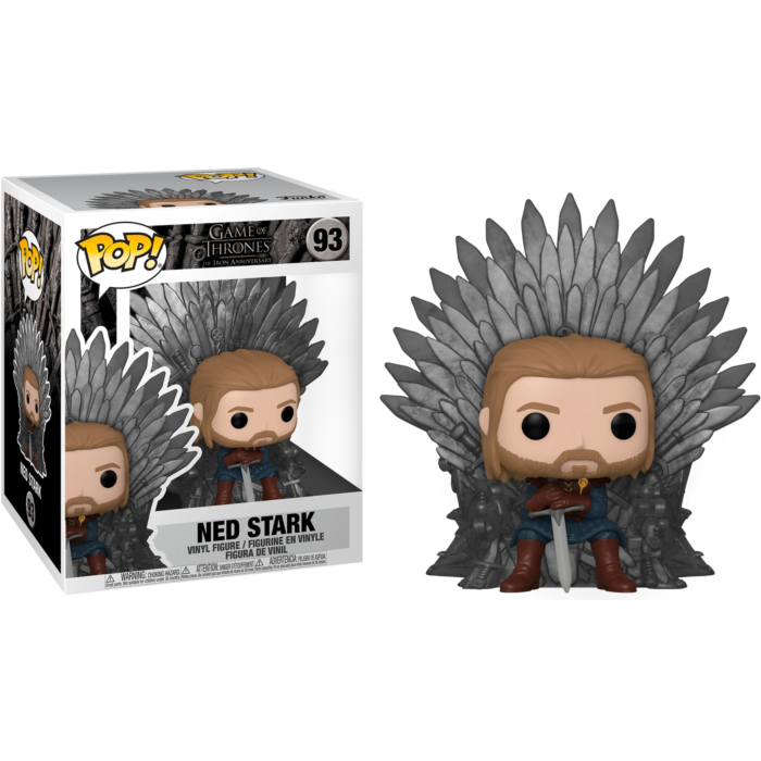 Funko Pop! Deluxe - Game of Thrones - Ned Stark on Throne 10th Anniversary #93 - Real Pop Mania