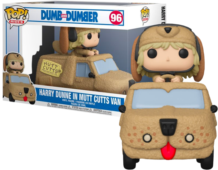 Funko Pop! Rides - Dumb and Dumber - Harry Dunne with Mutt Cutts Van #96 - Real Pop Mania