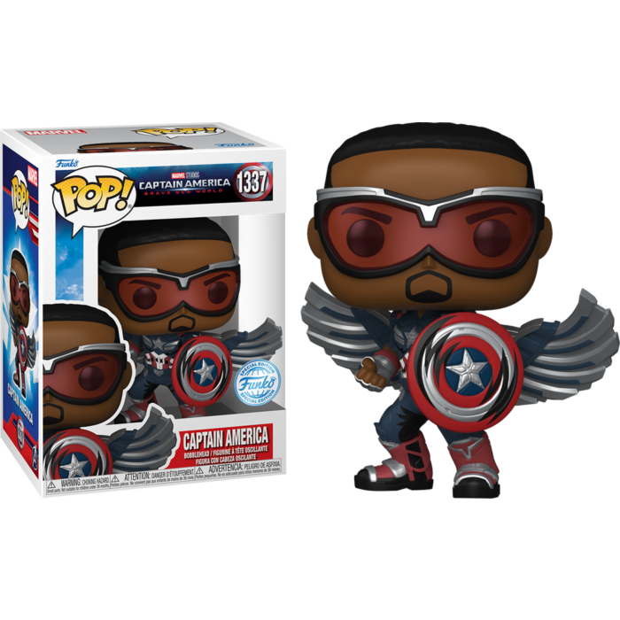 Funko POP! Marvel: Captain America: Brave New World - Falcon - Figura in Vinile da Collezione - Idea Regalo - Merchandising Ufficiale - Giocattoli per Bambini e Adulti - Movies Fans Funko POP! Marvel: Captain America: Brave New World - Falcon - Figura in Vinile da Collezione - Idea Regalo - Merchandising Ufficiale - Giocattoli per Bambini e Adulti - Movies Fans