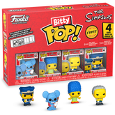 Funko Pop! Simpsons - Itchy, Marge Simpson, Moe Szyslak & Mystery Chase Bitty - 4 Pack