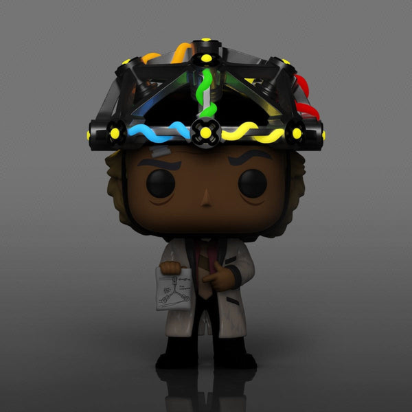 Funko Pop! Back to the Future - Doc with Helmet - Glow in the Dark Vinyl Figure & T-Shirt Box Set