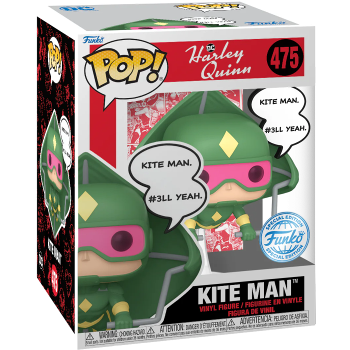 Funko Pop! DC Comics - Harley Quinn - Kite Man Premium #475
