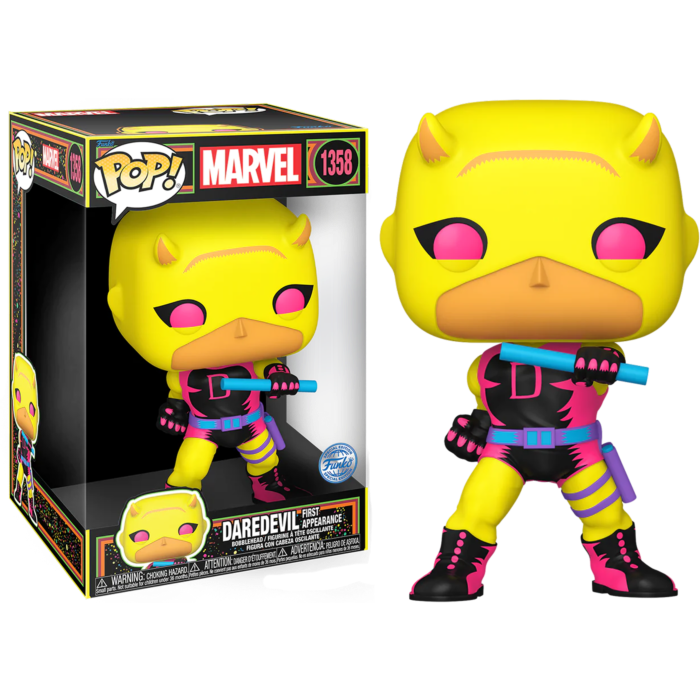 Funko Pop! Daredevil - Daredevil (First Appearance) Blacklight 10