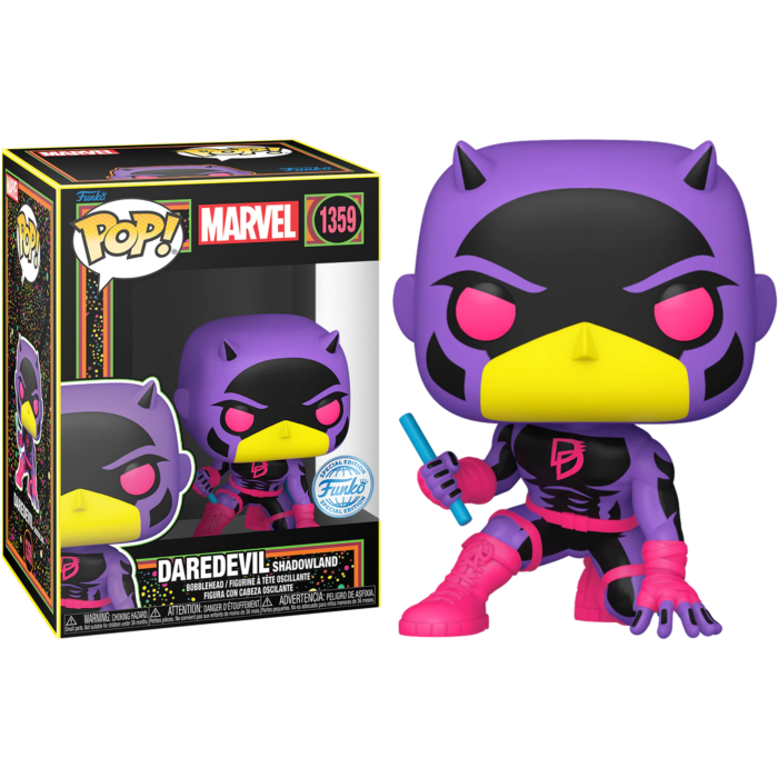 Funko Pop! Daredevil - Daredevil (Shadowland) Blacklight #1359
