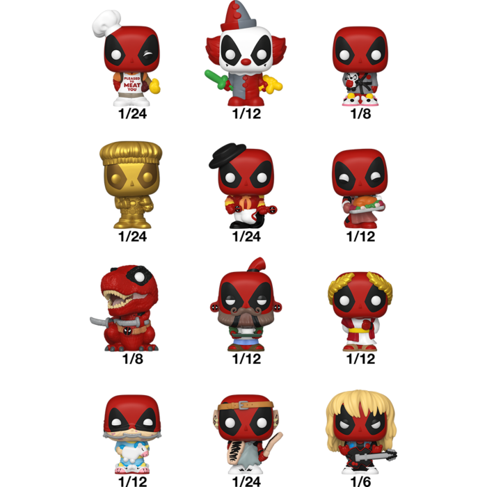 Funko Pop! Deadpool - Bitty Blind Bag (Display of 24 Units)