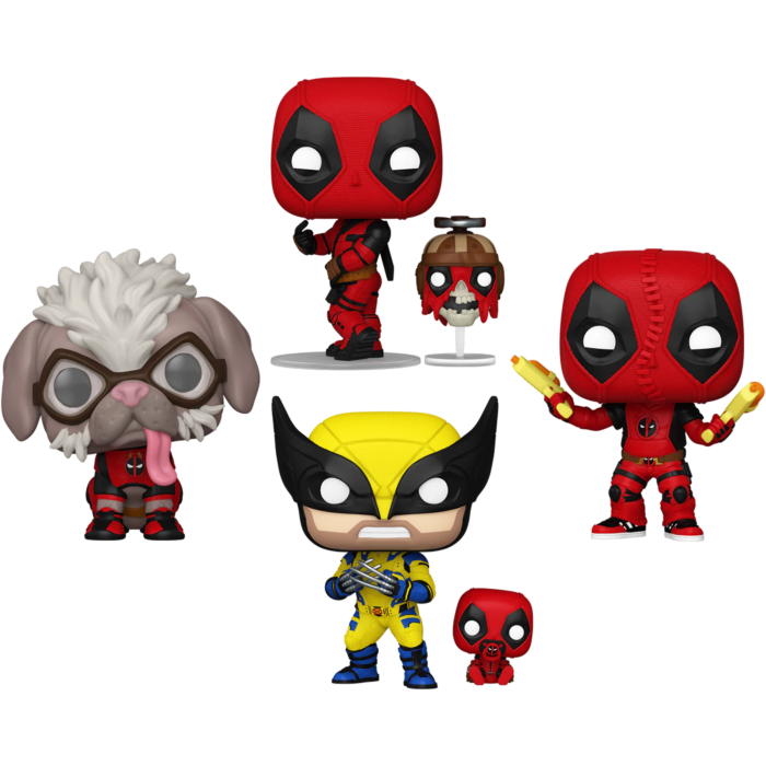 Funko Pop Deadpool Wolverine 2024 Love at First Fight Bundle