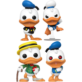 Funko Pop! Disney - Donald Duck 90th - The State of Donald Duck Bundle - (Set of 4)