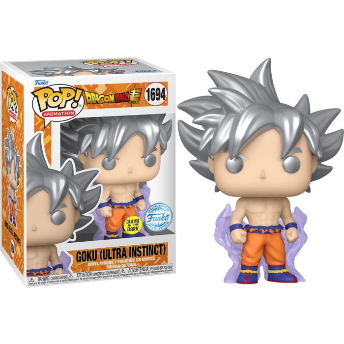 Funko Pop! Dragon Ball Super - Goku Ultra Instinct Glow-in