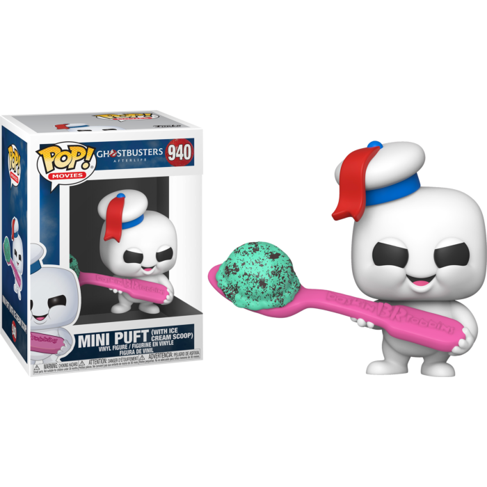 Funko Pop! Ghostbusters Afterlife - Mini Puft with Ice Cream Scoop #940