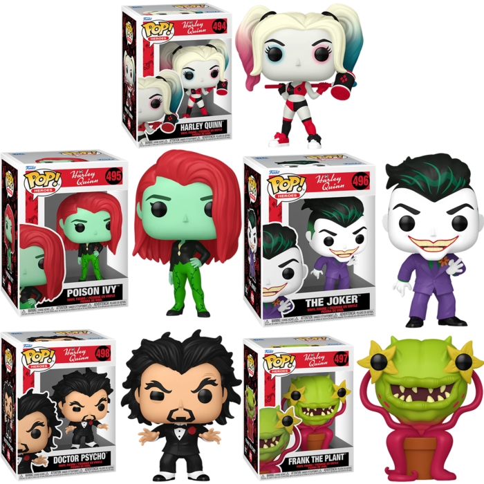 Funko Pop! Harley Quinn - Animated TV Series (2019) - The Final Joke Bundle - (Set of 5)