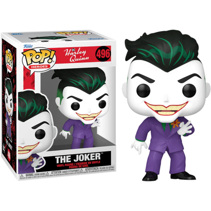 Funko Pop! Harley Quinn - Animated TV Series (2019) - The Joker #496 Funko Pop! Harley Quinn - Animated TV Series (2019) - The Joker #496