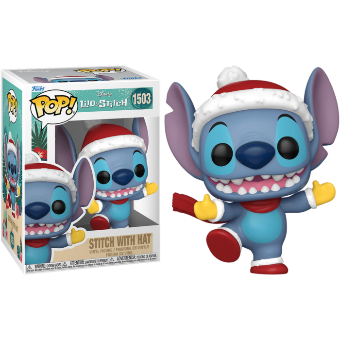 Funko Pop! Lilo & Stitch - Holiday - Stitch with Santa Hat #1503