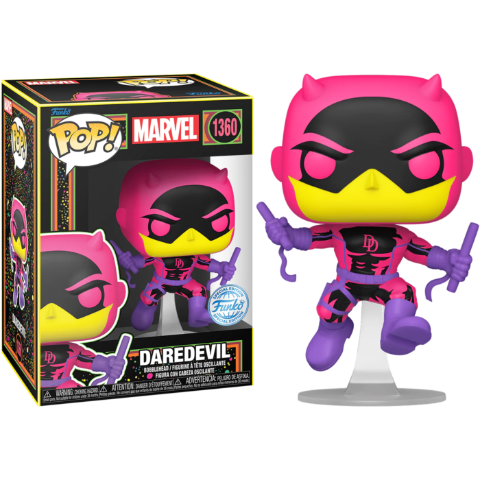 Funko Pop! Marvel - Daredevil Blacklight #1360