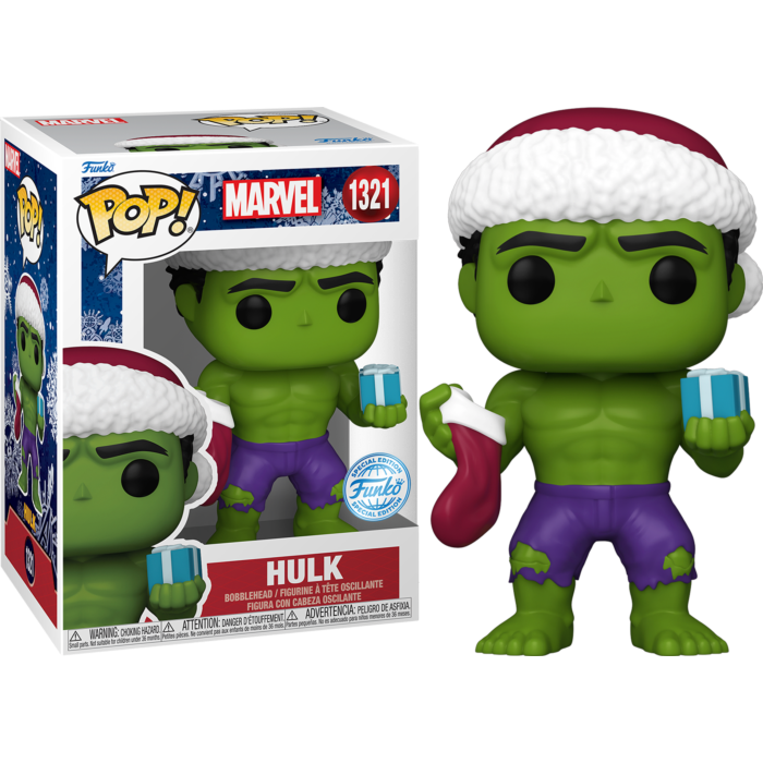 Funko Pop! Marvel - Green Hulk Holiday #1321