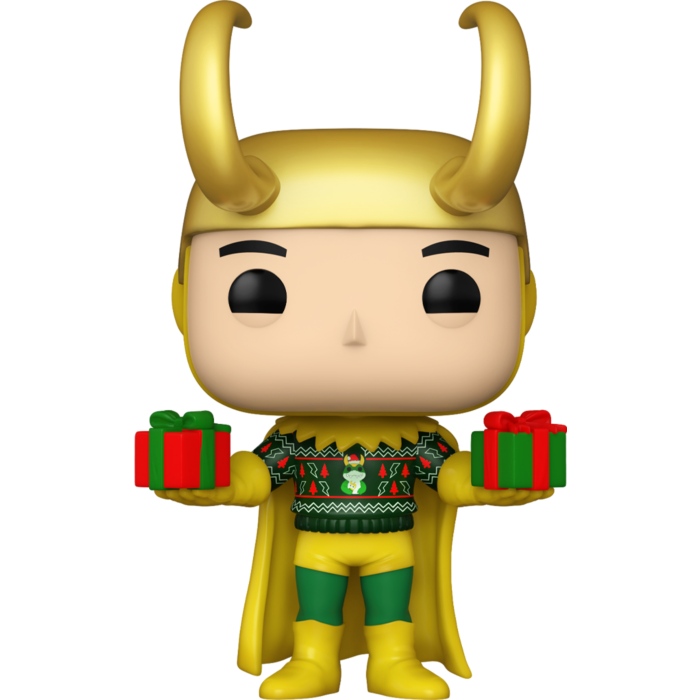 Funko Pop! Marvel - Loki with Sweater Holiday Metallic #1322