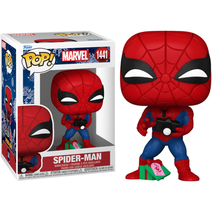 Funko Pop! Marvel - Spider-Man with Gift (Holiday) #1441 Funko Pop! Marvel - Spider-Man with Gift (Holiday) #1441