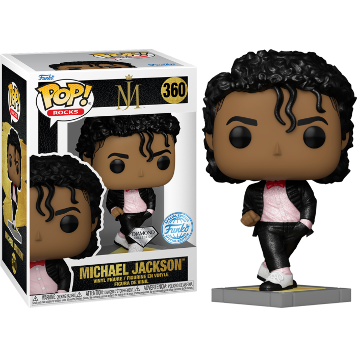 Funko Pop! Michael Jackson - Michael Jackson (Billie Jean) Diamond Glitter #360