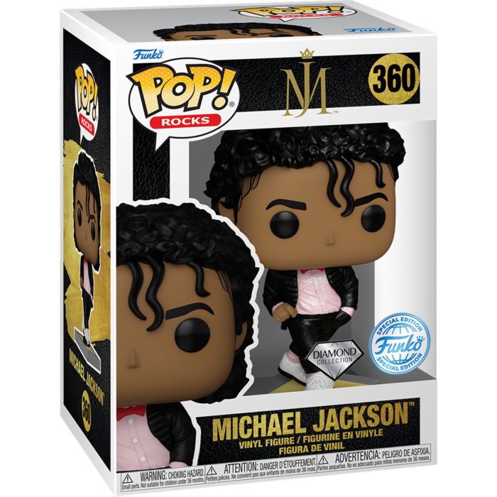 Funko Pop! Michael Jackson - Michael Jackson (Billie Jean) Diamond Glitter #360