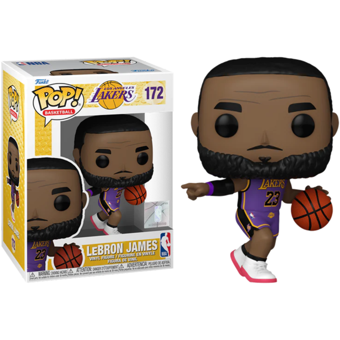 スポーツ Funko POP! NBA LEBRON JAMES 172 Funko Pop! NBA Basketball - LeBron James Lakers #172