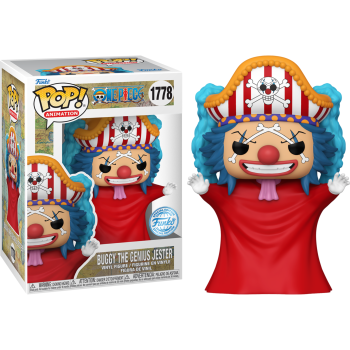 Funko Pop! One Piece - Buggy the Genius Jester #1778 Funko Pop! One Piece - Buggy the Genius Jester #1778