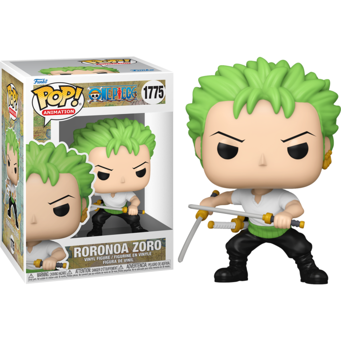 Funko Pop! Roronoa Zoro (Two Sword Style) One Piece Vinyl Figure #80369 W/ FREE Protector
