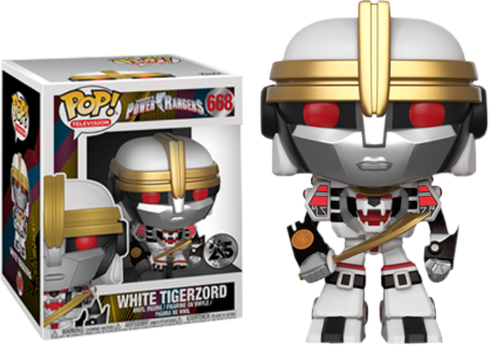 Funko Pop! Power Rangers - White Tigerzord 6” Super Sized #668