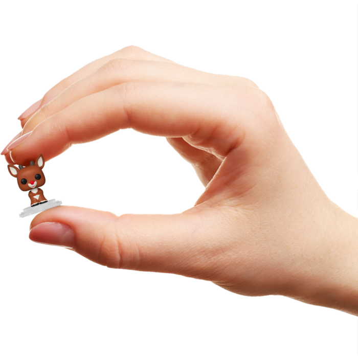 Funko Pop! Rudolph the Red-Nosed Reindeer (1964) - Charlie-in-the-Box, Rudolph, Misfit Elephant & Mystery 60th Anniversary Bitty - (4 - Pack)